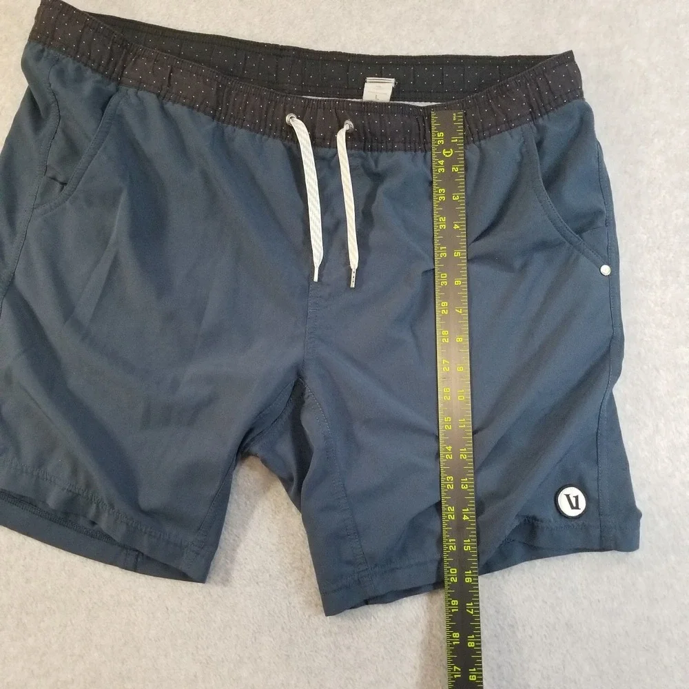 Vuori Navy Blue Men’s Swim Board Shorts